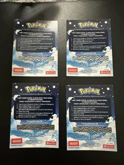 (4) Shiny Koraidon or Miraidon Pokemon Scarlet Violet Code Card - Gamestop - Image 2