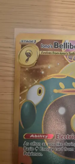 Iono's Bellibolt EX 188/159 Journey Together Hyper Rare Card Pokemon TCG - Image 4