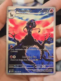 New! Houndoom Pokemon Novelty Card Illustration Rare *SEE DESC* - Image 1