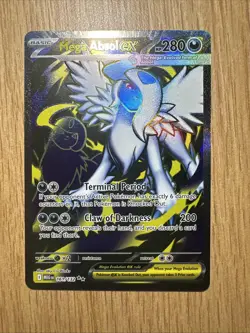 Mega Absol EX Pokemon Card 280 HP Holo Rare Trading Card - Image 1