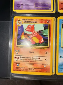 Pokemon TCG Charmeleon Base Set, 1st Edition Uncommon Card 24/102 NM - Image 2