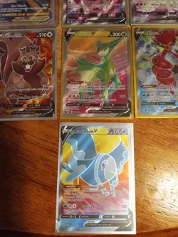 Pokemon V 7 Card Lot - Mew Vmax,Full Art,Reshiram - Image 4