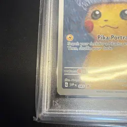 Pokemon Pikachu With Grey Felt Hat SVP 085 Promo Card x Van Gogh MINT PSA 8 - Image 4