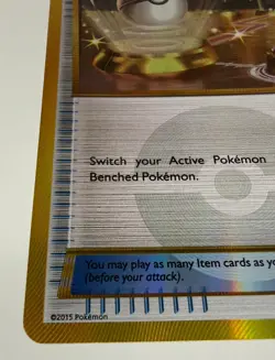 Pokemon TCG Trainer Switch Holo Card Secret Rare 163/160 XY-Primal Clash - Image 5