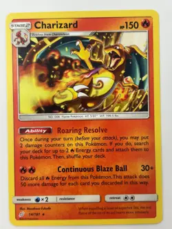Pokemon Charizard Common 14/181 Team Up 2019 NM TCG Card English - Image 1