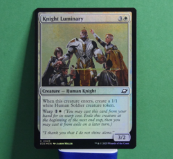 MTG EOE: KNIGHT LUMINARY (Creature) Edge of Eternities Regular Common 0023 Foil - Image 1