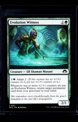 2024 MTG Magic The Gathering MH3 Modern Horizons 3 #151 Evolution Witness - Image 1