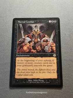 MTG Tormet Mortal Combat #71 Rare Magic the Gathering Free Shipping - Image 1