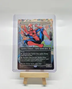 MTG: Spectacular Spider-Man (0240) (Borderless) (Textured Foil) - Image 1