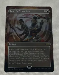 Teferi's Protection Borderless Foil NM Double Masters 2022 MTG Unplayed ✨ - Image 1