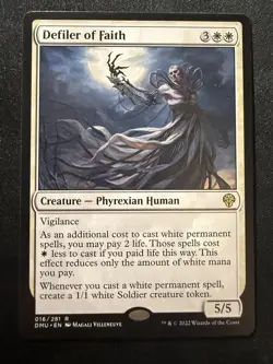 Defiler of Faith 16 - R - Dominaria United - Normal - MTG - LP - Image 1