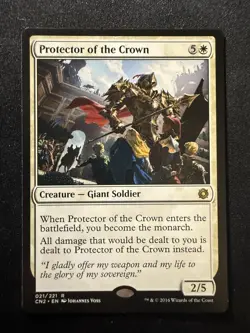 Protector of the Crown 21 - R - Conspiracy: Take the Crown - Normal - MTG - LP - Image 1