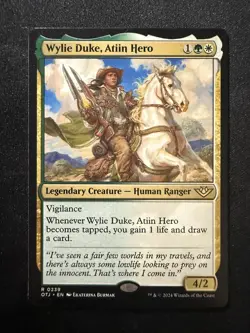 Wylie Duke, Atiin Hero 239 - R - Outlaws of Thunder Junction - Normal - MTG - LP - Image 1