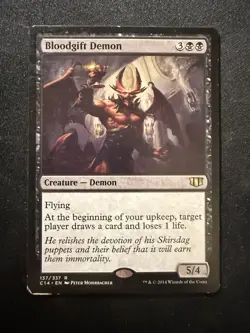 Bloodgift Demon 137 - R - Commander 2014 - Normal - MTG - LP - Image 1