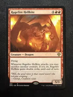 Ragefire Hellkite 285 - R - Dominaria United - Normal - MTG - LP - Image 1