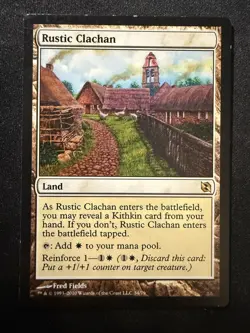 Rustic Clachan 34 - R - Duel Decks: Elspeth vs. Tezzeret - Normal - MTG - LP - Image 1