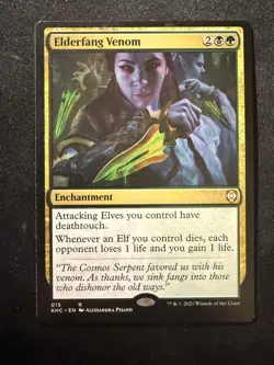 Elderfang Venom 15 - R - Commander: Kaldheim - Normal - MTG - LP - Image 1