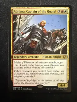 Adriana, Captain of the Guard 73 - R - Conspiracy: Take the Crown - Normal - MTG - Image 1