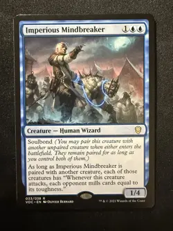 Imperious Mindbreaker 33 - R - Commander: Innistrad: Crimson Vow - Normal - MTG - Image 1