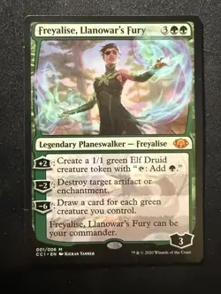 Freyalise, Llanowar's Fury 1 - M - Commander Collection: Green - Normal - MTG - - Image 1