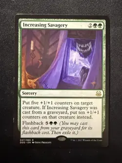 Increasing Savagery 47 - R - Duel Decks: Mind vs. Might - Normal - MTG - LP - Image 1
