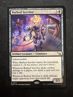 Barbed Servitor 77 - R - Murders at Karlov Manor - Normal - MTG - LP - Image 1