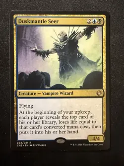 Duskmantle Seer 202 - R - Conspiracy: Take the Crown - Normal - MTG - LP - Image 1