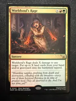 Worldsoul's Rage 244 - R - Murders at Karlov Manor - Normal - MTG - LP - Image 1