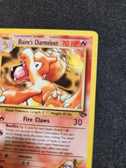 Pokemon Card Blaine's Charmeleon 1st Edition Uncommon Gym Challenge 31/132 LP NM - Image 4