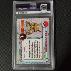 PSA 8 NM-MT 2000 Topps Chrome Alakazam Pokemon T.V. - Image 2