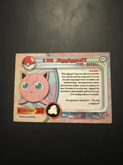 1999 Pokemon Topps #39 Jigglypuff - Image 3