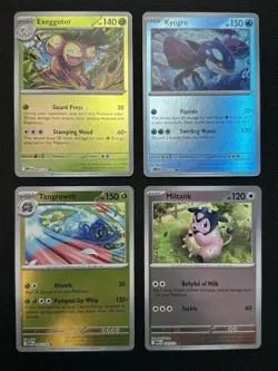 Pokemon Mega Evolution Reverse Holo Lot 4 Cards 005/132 007/132 034/132 106/132 - Image 1
