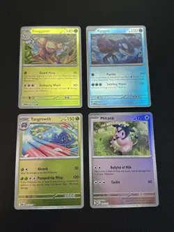 Pokemon Mega Evolution Reverse Holo Lot 4 Cards 005/132 007/132 034/132 106/132 - Image 2
