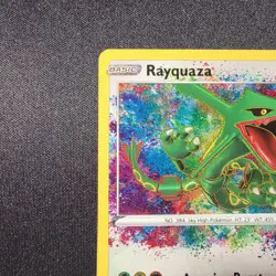 Pokemon TCG Rayquaza 138/185 Amazing Rare Sword & Shield: Vivid Voltage NM - Image 3