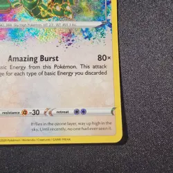 Pokemon TCG Rayquaza 138/185 Amazing Rare Sword & Shield: Vivid Voltage NM - Image 5