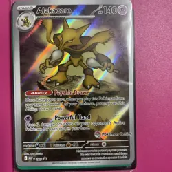 Pokemon Center Stamped Alakazam 009 Pokemon Mega Evolutions - ETB Promo Sealed - Image 1