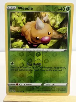 Pokemon Vivid Voltage Weedle 001/185 Reverse Holo 001/185 - Image 1
