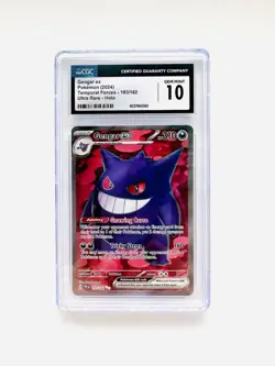 CGC 10 GEM MINT Gengar ex 193/162 - 2024 Pokemon Temporal Forces Ultra Rare Holo - Image 3
