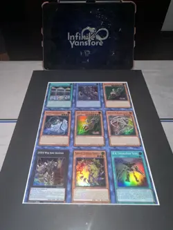 DOOD 1st Edition Super Rare Uncut Sheet 2 - Yugioh Konami 3x3 - Image 1