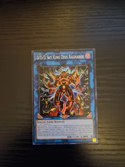 Yugioh - D/D/D Sky King Zeus Ragnarok - Secret Rare - DOOD-EN049 - Image 1