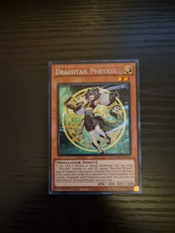Yugioh Doom of Dimensions - Dracotail Phryxul - Secret Rare - DOOD-EN023 - Image 1
