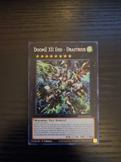 Yugioh Doom of Dimensions - DoomZ XII End - Drastrius - Secret Rare - DOOD-EN045 - Image 1