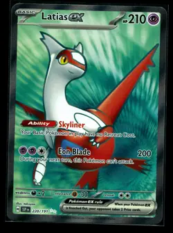 Pokemon Latias EX Surging Sparks Ultra Rare Holo Card #220/191 Near Mint - Image 1