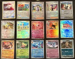 Pokemon Pokeball Pattern Holo/Reverse Holo 15 Card Lot NO RESERVE - Image 1