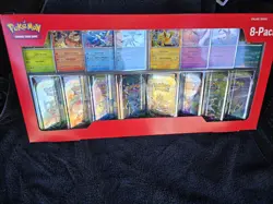 Pokemon TCG Prismatic Evolutions Costco 8 Mini-Tin Bundle w/ Promo Cards - Image 1