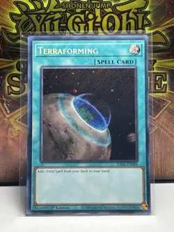 Terraforming BLMR-EN087 Secret Rare 1st Edition Yugioh Card NM - Image 1