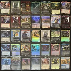 Final Fantasy MTG Foil Extended Art Borderless -35 Card Lot- Emet-Selch 218 - Image 1