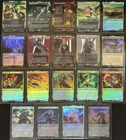 Final Fantasy MTG Foil Extended Art Borderless -35 Card Lot- Emet-Selch 218 - Image 2