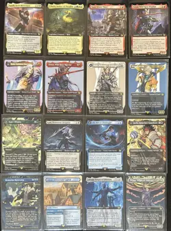 Final Fantasy MTG Foil Extended Art Borderless -35 Card Lot- Emet-Selch 218 - Image 3