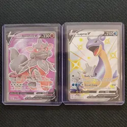 Arcanine V + Lapras V - Full Arts - Pokemon Cards - Lot #58 - Image 1